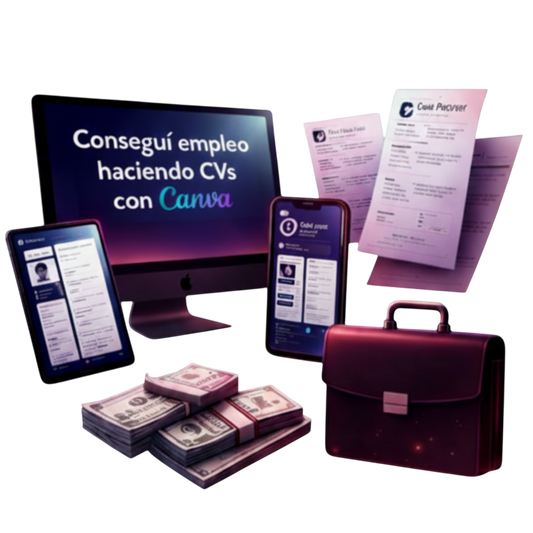 Creá Trabajo · Guía para conseguir trabajo haciendo tu Cv con CANVA